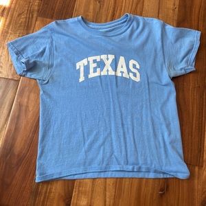 Texas T shirt, John galt- brandy Melville. BLUE. TEXAS.